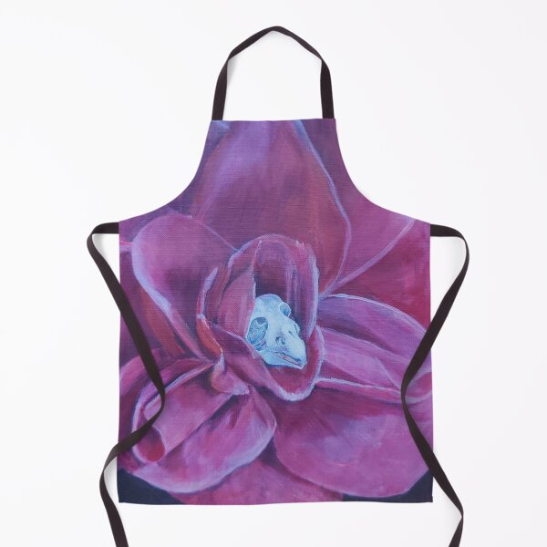Item preview, Bird skull inside a red rose designed and sold by aprilwebbartist.