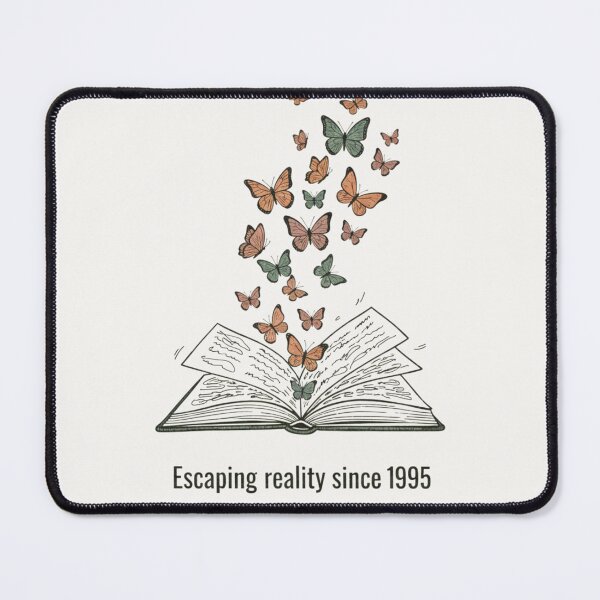 Item preview, Escaping Reality Book Lover Art | Bibliophile Reading Hobbyist Gift designed and sold by Dariusz.K.