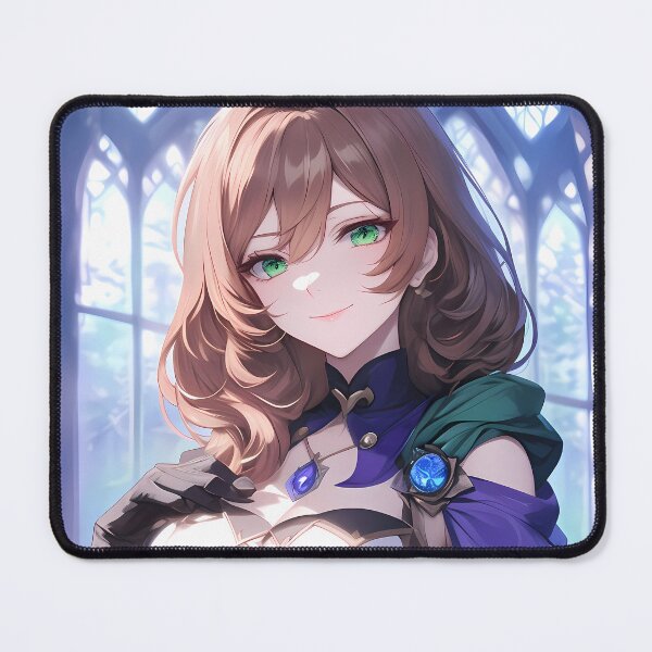 Item preview, Lisa Genshin Impact Elegant Library Mystic Waifu Charm designed and sold by mildaclairmo.