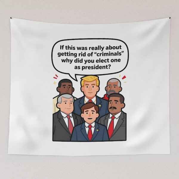Item preview, ANTI ICE If this was really about getting rid of “criminals” why did you elect one as president? designed and sold by Uglyandcute.