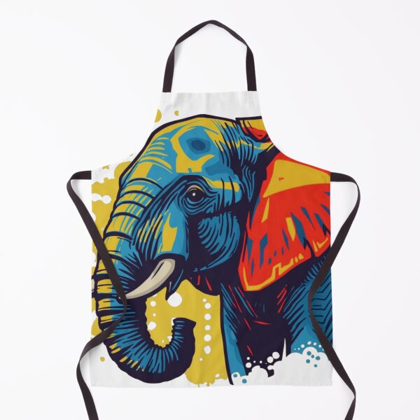 Item preview, Colorful Elephant Pop Art Illustration designed and sold by ShadyArfaa.