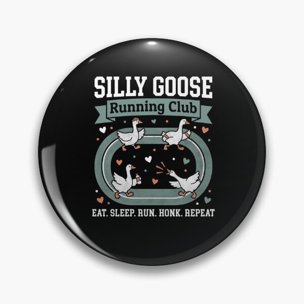 Item preview, Silly Goose Running Club Humor designed and sold by FreshVibe Prints.