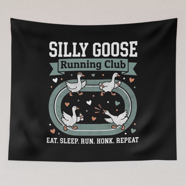 Item preview, Silly Goose Running Club Humor designed and sold by FreshVibe Prints.