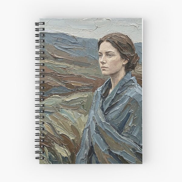 Item preview, Jane Eyre – Resolve and Independence | Textured Literary Portrait designed and sold by SavinMercantile.