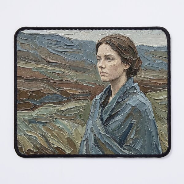 Item preview, Jane Eyre – Resolve and Independence | Textured Literary Portrait designed and sold by SavinMercantile.
