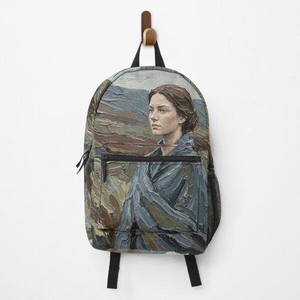 Item preview, Jane Eyre – Resolve and Independence | Textured Literary Portrait designed and sold by SavinMercantile.