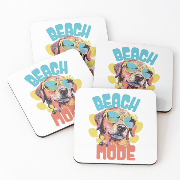 Item preview, Beach Mode Dog – Golden Retriever Vacation Vibes designed and sold by AnAzArt.