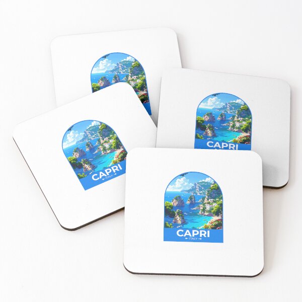 Item preview, Capri Italy Sticker designed and sold by TulipaGraphics.
