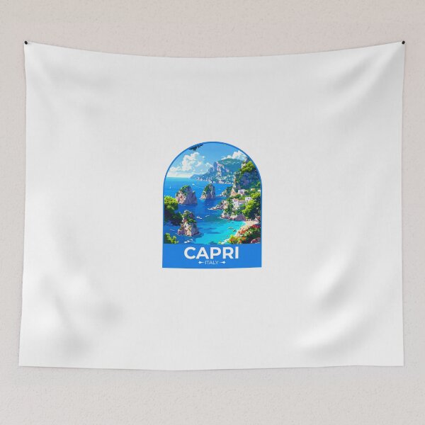 Item preview, Capri Italy Sticker designed and sold by TulipaGraphics.