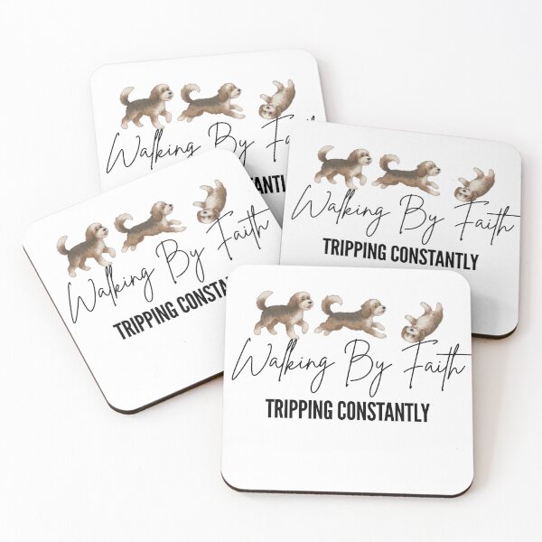 Item preview, Walking by Faith Tripping Constantly , Inspirational, Christian , Minimal Christian for Women, Religious  designed and sold by MS Pod Studio.