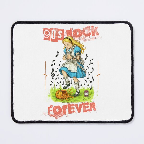 Item preview, Alice Smashing a Pumpkin — 90s Rock Grunge designed and sold by Nacho Average Designs.