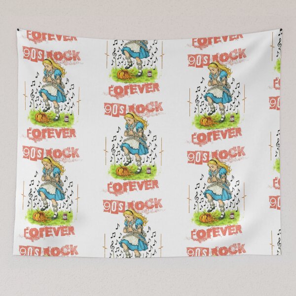 Item preview, Alice Smashing a Pumpkin — 90s Rock Grunge designed and sold by Nacho Average Designs.