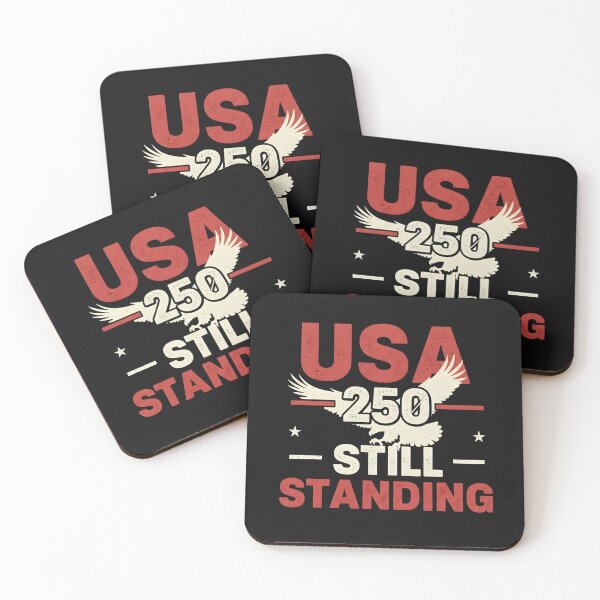 Item preview, USA 250 Still Standing Patriotic Vintage Typography Design designed and sold by DejavuArts.