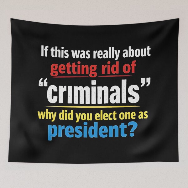 Item preview, ANTI ICE If this was really about getting rid of “criminals” why did you elect one as president? designed and sold by Uglyandcute.