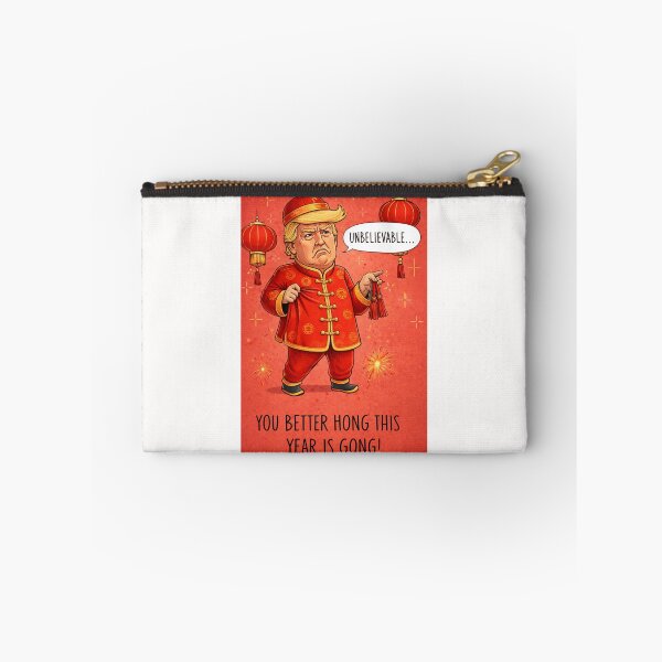 Item preview, Man Holding Tassel Lantern – Chinese New Year Pun with Firecracker Humor designed and sold by Places On Earth.