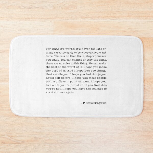 Item preview, For what it s worth... F. Scott Fitzgerald  designed and sold by corbrand.