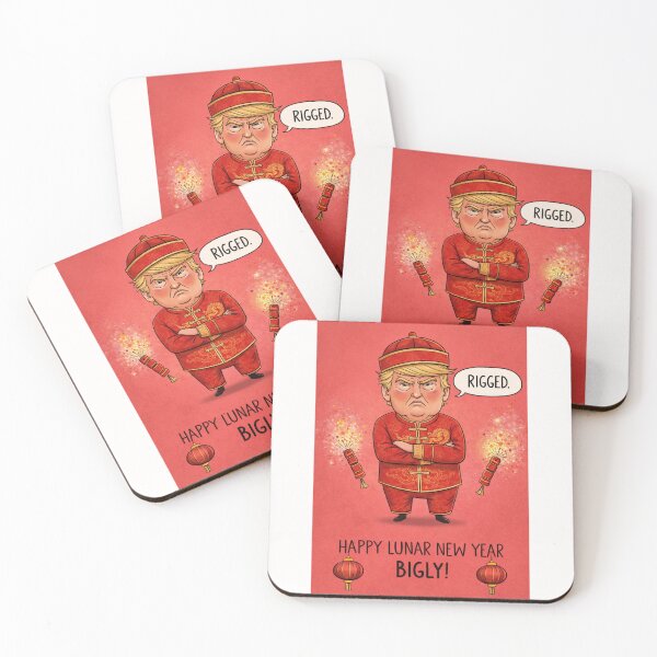 Item preview, Arms Crossed Man in Chinese Outfit – Lunar New Year Satire with Fireworks designed and sold by Places On Earth.