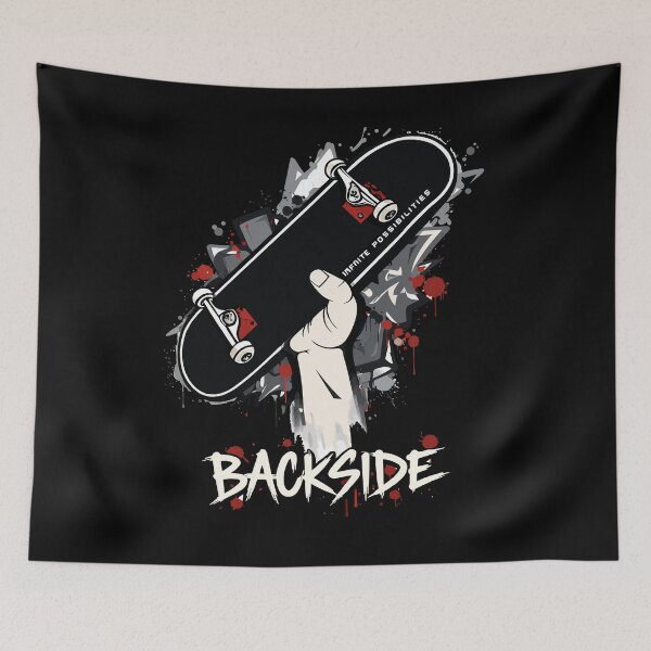 Item preview, Backside – Skateboard Street Art Illustration designed and sold by gray-illustro.