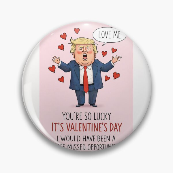 Item preview, Man Surrounded by Hearts – Valentine’s Day Satirical Flirt with “Love Me” Shout designed and sold by Places On Earth.