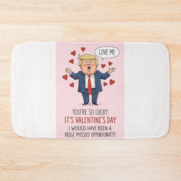 Item preview, Man Surrounded by Hearts – Valentine’s Day Satirical Flirt with “Love Me” Shout designed and sold by Places On Earth.
