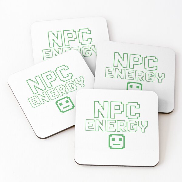 Item preview, NPC Energy Pixel Gaming Typography Design designed and sold by DejavuArts.