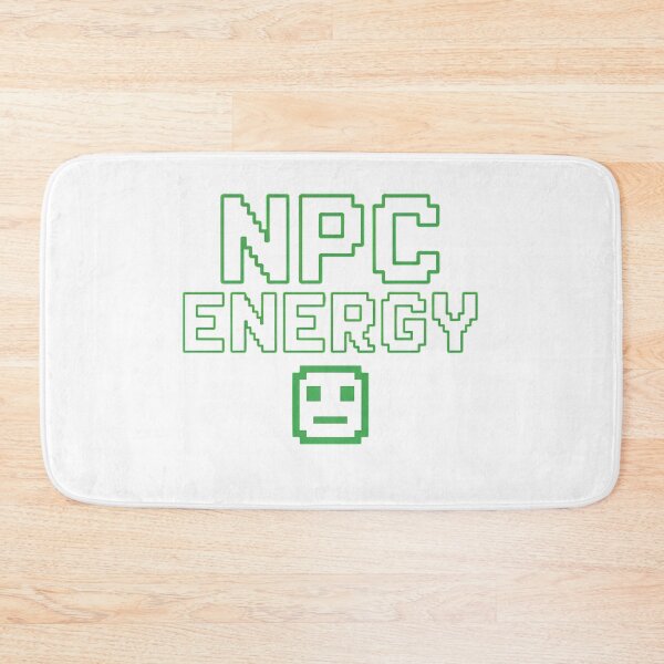 Item preview, NPC Energy Pixel Gaming Typography Design designed and sold by DejavuArts.