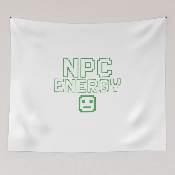 Item preview, NPC Energy Pixel Gaming Typography Design designed and sold by DejavuArts.