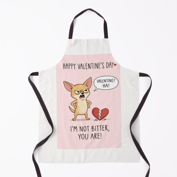Item preview, Angry Chihuahua Shouting “Valentine? Ha!” – Anti-Valentine’s Day Humor designed and sold by Places On Earth.