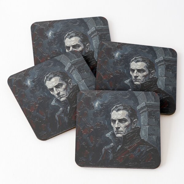 Item preview, Dracula – Obsession and Immortality | Textured Gothic Literary Portrait designed and sold by SavinMercantile.