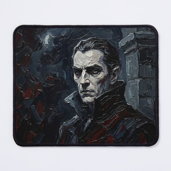 Item preview, Dracula – Obsession and Immortality | Textured Gothic Literary Portrait designed and sold by SavinMercantile.