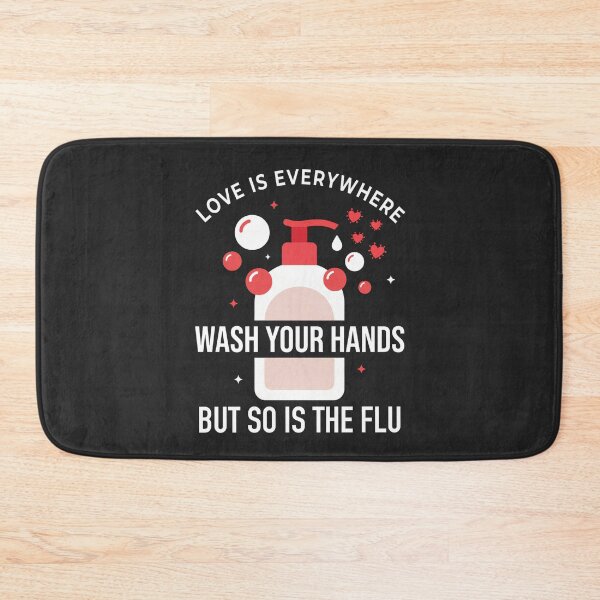 Item preview, Love Is Everywhere Wash Your Hands designed and sold by FreshVibe Prints.