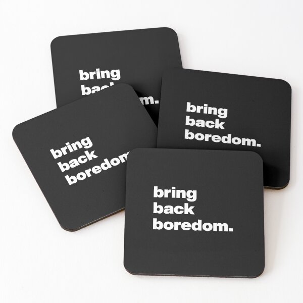 Item preview, Bring Back Boredom - Anti-Social Media Statement designed and sold by AnAzArt.