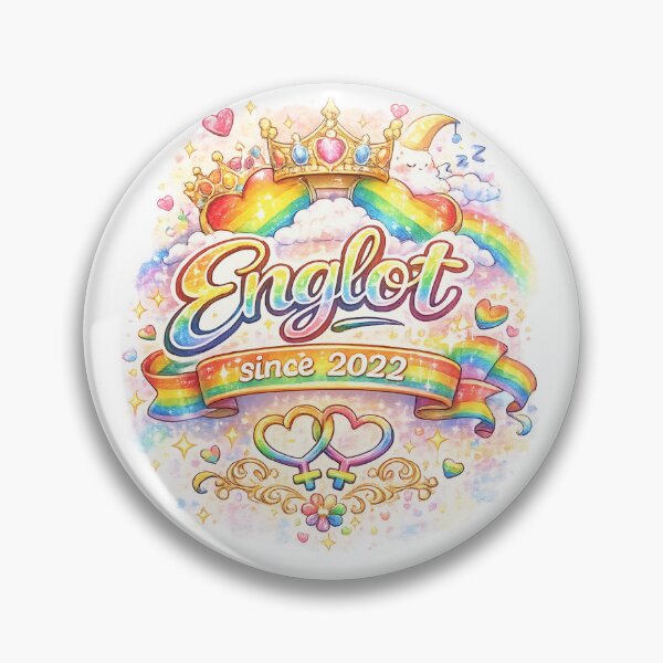 Artikelvorschau, Englot seit 2022 – LGBTQ+ Pride Crown Rainbow Fandom Design entworfen und verkauft von Item Geeks.