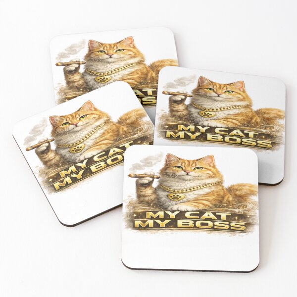 Item preview, Funny Cat Shirt – My Cat My Boss | Cat Lover Humor T-Shirt designed and sold by Designpnl.