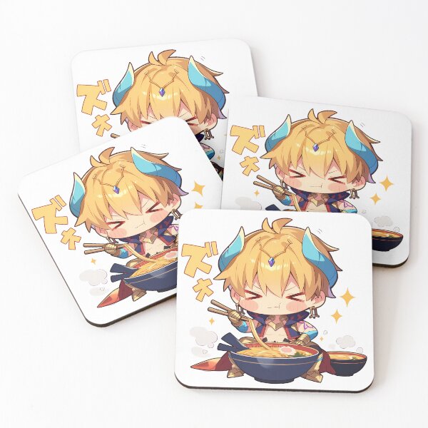 Item preview, Gilgamesh Fate Grand Order Kawaii Chibi Ramen King designed and sold by mildaclairmo.