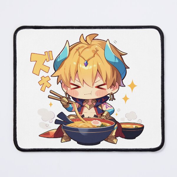 Item preview, Gilgamesh Fate Grand Order Kawaii Chibi Ramen King designed and sold by mildaclairmo.