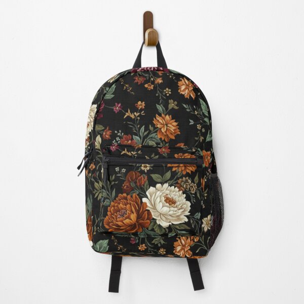 Item preview, Moody Vintage Botanical - Dark Floral Oil Painting Pattern designed and sold by ZEYCAT.