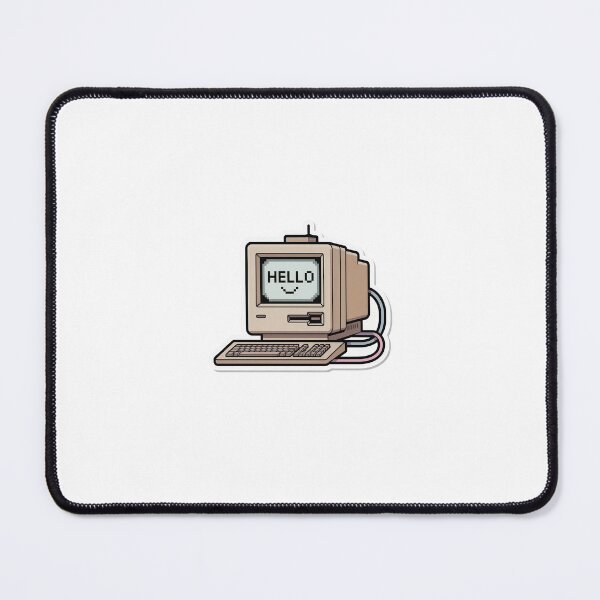 Item preview, Cute Retro 90s Computer Setup - Lo-Fi Aesthetic Sticker designed and sold by aboyfromvillage.