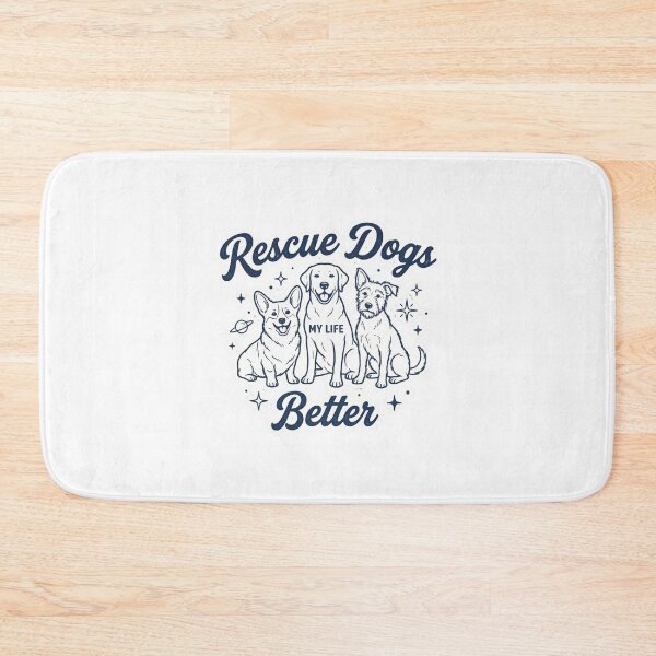 Item preview, Rescue Dogs, My Life Better designed and sold by ArtzyFlow.