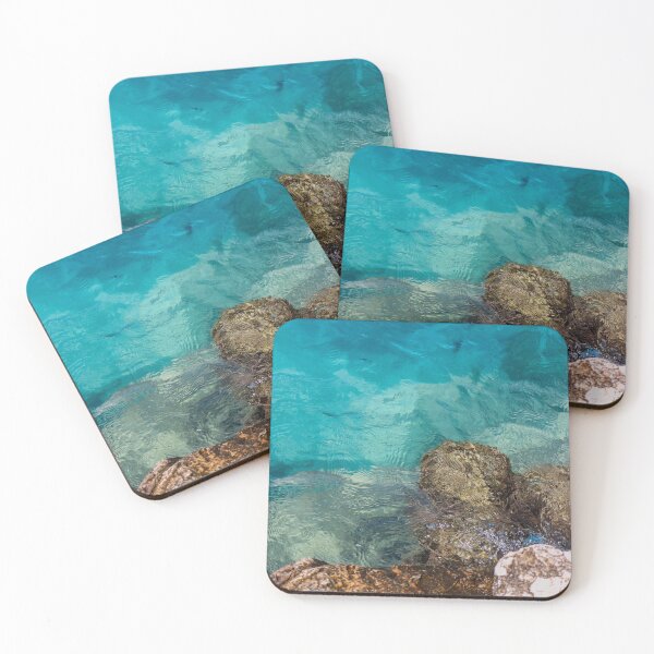 Item preview, Turqouise waters Albanian Coast Photography Art designed and sold by inallusha.