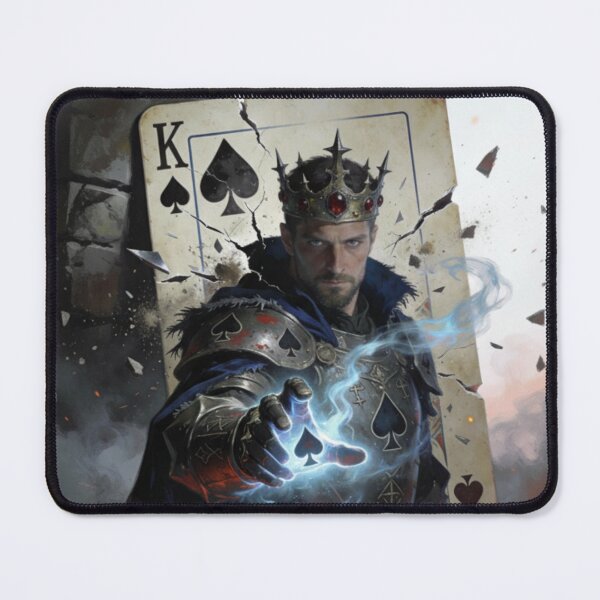 Item preview, Gothic King of Spades Fantasy Art | Dark Romance Warlord designed and sold by DarkRomanceMom.