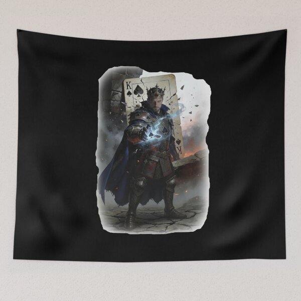 Item preview, Gothic King of Spades Fantasy Art | Dark Romance Warlord designed and sold by DarkRomanceMom.