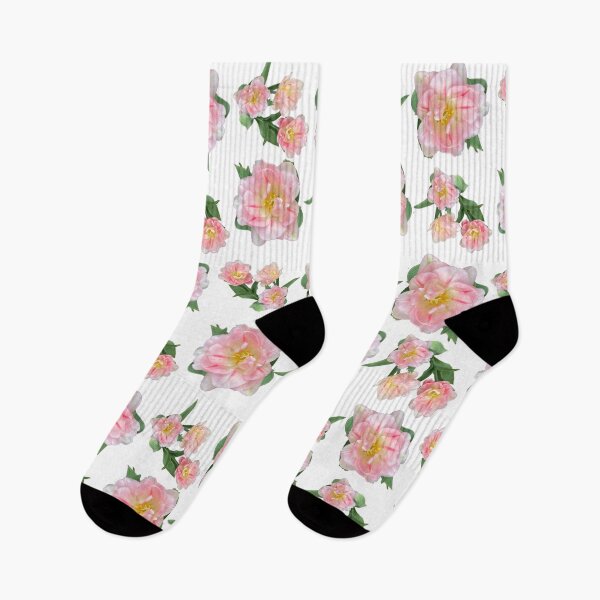Item preview, Pretty pink white flowers, pink tulips,  designed and sold by hollycooper.