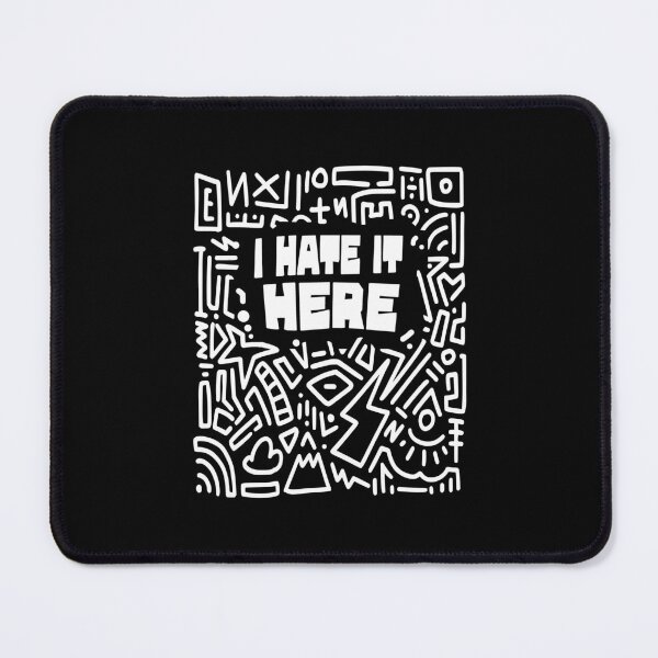 Item preview, I Hate It Here - Abstract Doodle - Sarcastic Introvert designed and sold by AnAzArt.