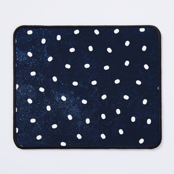 Item preview, navy swiss dots designed and sold by Good_Things.