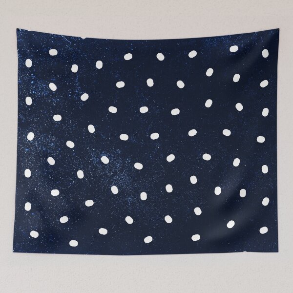 Item preview, navy swiss dots designed and sold by Good_Things.