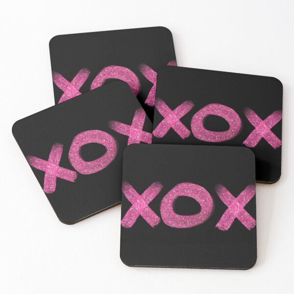 Item preview, Pink sparkling glitter valentine xoxo designed and sold by hollycooper.