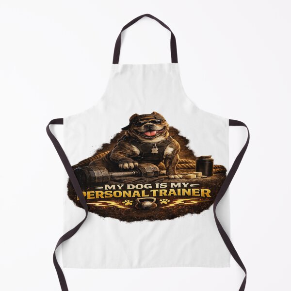 Item preview, My Dog Is My Personal Trainer – Strong Gym Dog Fitness Design designed and sold by Designpnl.
