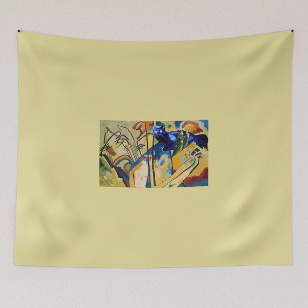 Item preview, Kuro Kitty in Art History: Composition IV, Kandinsky designed and sold by NowellM.