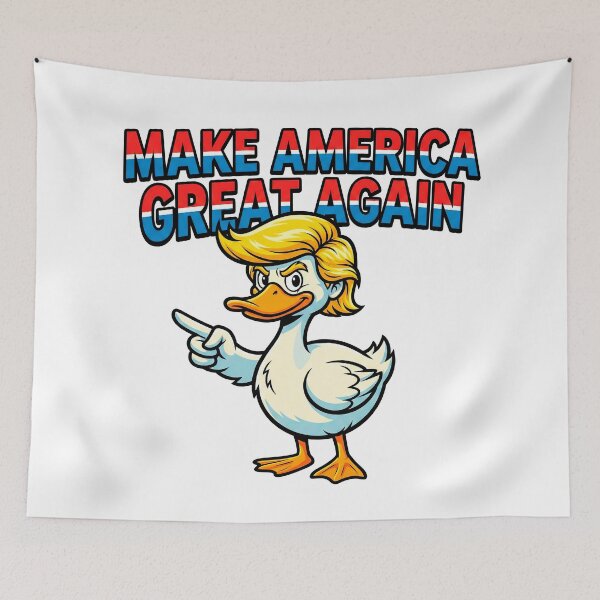 Item preview, Make Great Again – Political Power and Consumer Culture Illustration designed and sold by WallaceSilvaART.